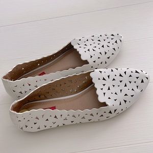 Unionbay White Flats